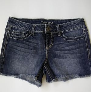 Maurices denim shorts 3/4